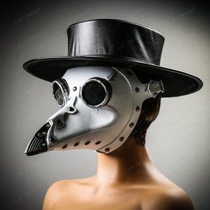 Venice Plague Doctor Costume Masquerade Hat Mask